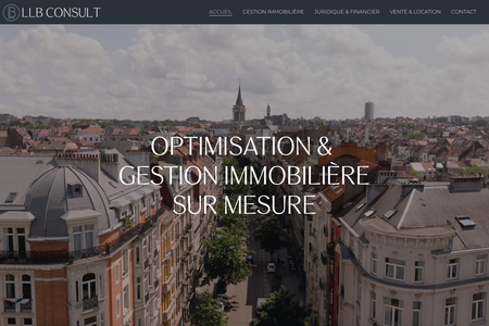 LLB Consult: identité visuelle + web design on Wix Studio