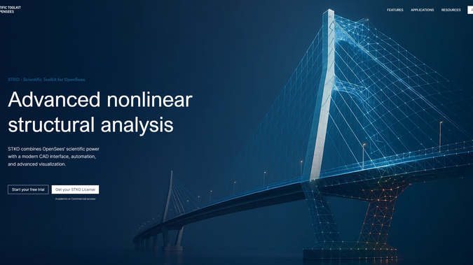 STKO Software: STKO combines OpenSees’ scientific power with a modern CAD interface, automation, and advanced visualization.