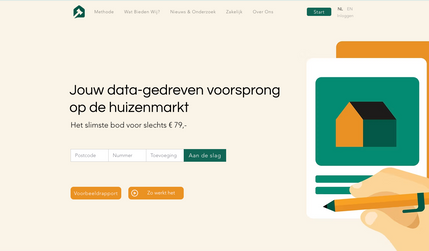 SlimBieden: Online tool that calculates the best bid for your house in the Netherlands