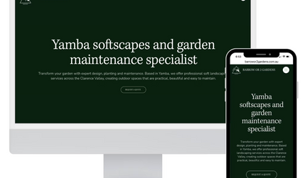 Barrow or 2 Gardens: Barrow or 2 Gardens is a Yamba-based soft landscaping business offering lawn care, garden maintenance, mulching, planting, and design services across the Clarence Valley. The website highlights their tailored, down-to-earth approach to garden care, making it easy for customers to explore services, view recent projects, and request a quote.
