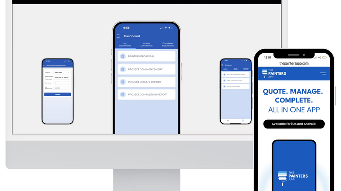The Painters App: The Painters App is a simple, streamlined job management tool built specifically for painters. Designed for ease of use on the go, the website showcases the app’s key features including quote creation, job tracking, and client communication, while offering a professional, painter-focused aesthetic that matches the industry it serves.