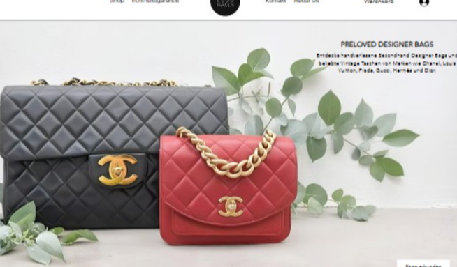 Liloubags: The Liloubags.ch design exudes elegance and trust through its refined layout and curated imagery, perfectly framing its niche of pre-loved luxury designer bags. Structured navigation—highlighting categories like ‘Echtheitsgarantie’ (authenticity guarantee) and new arrivals—instills confidence and ease of browsing. The clean typography and high-quality product presentation reinforce the brand’s premium, sustainable positioning.