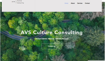Avs Culture Consulti: The AVS Culture Consulting site delivers a sophisticated, professional feel with clear messaging and a structured layout — immediately communicating its expertise in organizational culture transformation. Strategic use of visuals, balanced content hierarchy, and service-sections like ‘Psychologically Safe Spaces’ and ‘Inclusion & Cognitive Diversity’ make it easy for visitors to understand what AVS does and why it matters. The design supports the firm’s value proposition: driving measurable outcomes through purpose-led culture change.