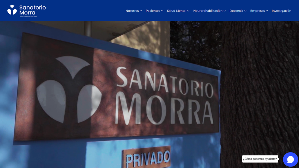 Sanatorio Morra: Diseño y desarrollo web para una de las instituciones referentes en salud mental de Argentina, con más de 90 años de trayectoria. El proyecto fue realizado en Wix Studio, priorizando una navegación clara, accesible y profesional, con enfoque institucional y jerarquía de contenidos para informar sobre servicios, programas, equipo médico y actividades académicas.