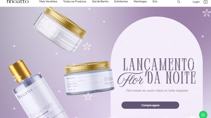 Finoatto: Desenvolvemos integralmente a loja online da Finoatto, desde o design até a entrega final, garantindo impacto visual e performance em cada detalhe:

🔹 Webdesign estratégico
Layout moderno, responsivo e focado em conversão.
Navegação intuitiva para facilitar o processo de compra.

🔹 SEO avançado
Estrutura otimizada com palavras-chave certeiras.
URLs, meta tags e conteúdo preparados para ranqueamento orgânico.

🎨 Material gráfico e animado
Banners promocionais com animações leves, para campanhas sazonais e destaques de produtos.
Identidade visual consistente em toda a comunicação digital.

📸 Fotografia 3D profissional
Imagens realistas e detalhadas de cada produto.
Visual capturante que aumenta a confiança e a decisão de compra.