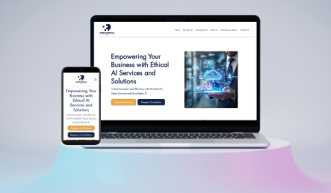 Strivetech Ai Consul: Logo and Branding for AI Consultancy 