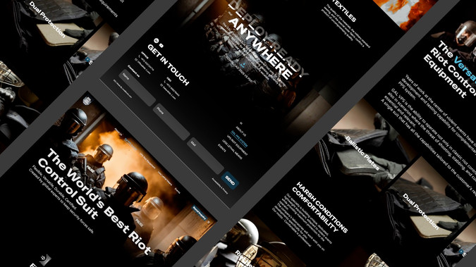 I.D.S. - Initiative Defense Solution: This project involved the full development and design of the website for the I.D.S. GAL® Patent PPS/VPS system, marketing it as the world's best certified, flexible, and versatile riot control suit.

A key component of the work completed was the creation of dynamic video backgrounds, seamlessly integrated across the site using high-resolution customer photographs to provide a compelling and modern visual experience.