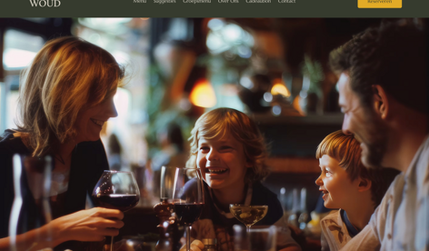 WOUD: Woud in Stekene is a family restaurant. For this project we went through a rebranding of name, visual identity and a complete new website with booking features