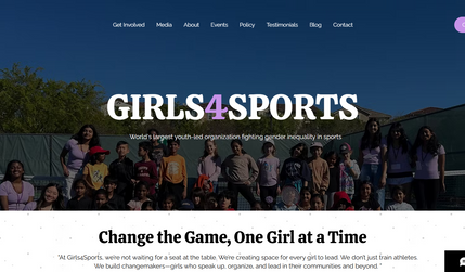 Girls4Sports: Girls4Sports site is about to creating space for every girl to lead. She came to me and SAid my site didn't look professional so i was redesign her site and also done SEO for her site 