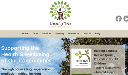 Listening Tree : Site restyle and addition of new service pages
