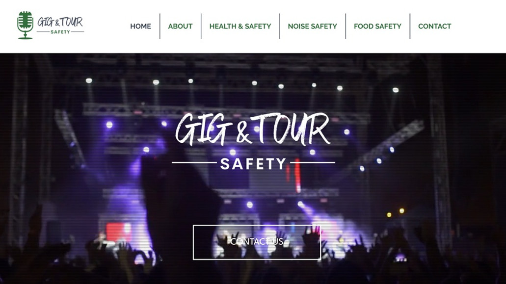 Gig & Tour Safety: Full website creation.