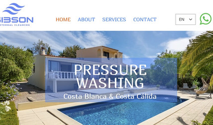 Gibson Ext Clean: Complete design and build of the website, delivered in five language versions.