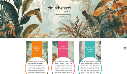 die schererei: Komplettes Neudesign der Website
www.dieschererei.at