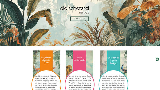 die schererei: Komplettes Neudesign der Website
www.dieschererei.at