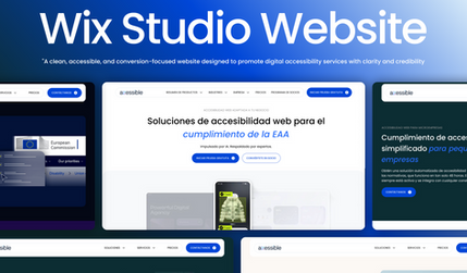 Axessible: We created a clean, accessible, and conversion-focused website for a company specialising in digital accessibility services. The goal was to present their offering with clarity and credibility while ensuring the site itself met the highest accessibility standards.