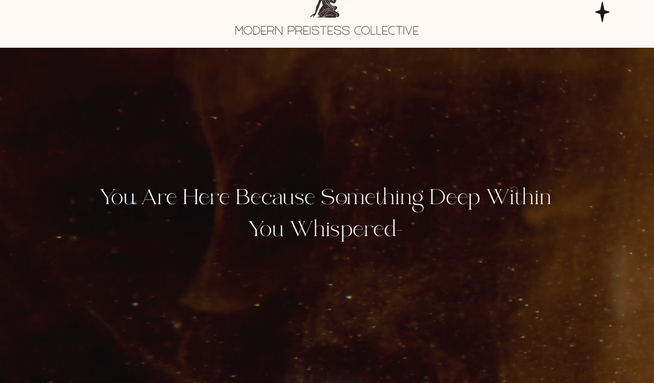 Modern Priestess Collective: I designed and built the Modern Priestess Collective website as a fully immersive digital experience that reflects the brand’s soul. The site was crafted to feel like a sacred space: warm, mystical, and inviting, while remaining intuitive and easy to navigate.

My work included:

Strategic Site Architecture: Creating a clear, flowing navigation that guides visitors through offerings such as astrology readings, Reiki, courses, circles, and the signature Moon Medicine subscription.

Custom Interactive Features: Developing the Venus Portal, an interactive tool where visitors can enter their birth information to discover their Venus sign, immediately engaging them with personalized insight and encouraging deeper exploration.

Visual Brand Translation: Bringing the brand’s golden, sacred aesthetic to life with warm tones, textured backgrounds, moon and flame symbolism, and aura-like overlays to evoke reverence and devotion.

User-Centered Design: Ensuring the site invites visitors inward, making them feel seen, held, and curious, while leading them toward booking sessions, joining community offerings, or engaging with devotional writings.

Seamless Integrations: Embedding booking flows, email opt-ins, and blog content (Substack) to unify all touchpoints under a cohesive brand presence.

The result is a website that embodies intimacy, mysticism, and empowerment, aligning deeply with the ethos of The Modern Priestess Collective: devotion as a way of life, remembrance, embodied wisdom, and feminine sovereignty.