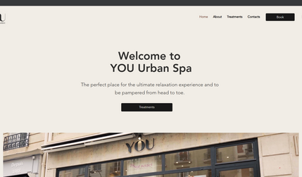 YOU Urban Spa: Website design, content editing, multilingual website, SEO