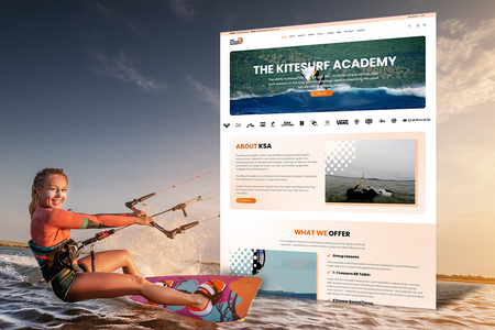 Kitesurf Website & Branding : Kitesurf Website & Branding on Wix Studio
