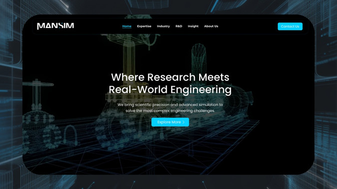 Mansim, University Of Manchester : Website & Branding by Max, MX Web Design