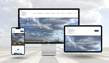 Denton Airport : K Marketing Co. partnered with Denton Enterprise Airport to modernize their online presence by migrating their 27-page Wix Classic website to Wix Studio. The new site was strategically rebuilt with improved page structure, streamlined navigation, and a more cohesive layout to enhance the user experience. Our focus was on creating a professional, accessible, and easy-to-navigate platform that reflects the airport’s growing role in regional aviation and economic development.
