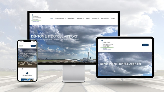 Denton Airport : K Marketing Co. partnered with Denton Enterprise Airport to modernize their online presence by migrating their 27-page Wix Classic website to Wix Studio. The new site was strategically rebuilt with improved page structure, streamlined navigation, and a more cohesive layout to enhance the user experience. Our focus was on creating a professional, accessible, and easy-to-navigate platform that reflects the airport’s growing role in regional aviation and economic development.