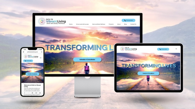 Path To Vibrant Liv: K Marketing Co. partnered with Path to Vibrant Living to transition her existing Wix Classic website to Wix Studio, expanding and enhancing the site to better showcase her holistic health and wellness services. The redesigned website features improved navigation, a clean and engaging layout, and mobile-responsive design, making it easy for visitors to explore coaching services, wellness programs, and educational resources. The new platform provides a seamless user experience while highlighting Path to Vibrant Living’s mission to help clients achieve balance, vitality, and personal growth.