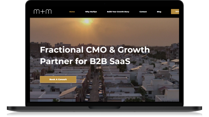 Marilyn Mead - Fractional CMO: Edgy, but modern and professional, content & animation-enriched website for virtual, Fractional CMO - Marilyn Mead. Marilyn's review of our project says it all :)

Check out the mobile version, as well (optimized for iOs).