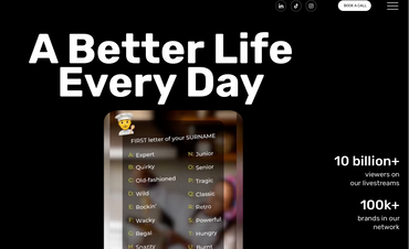 AMMI: Beauty & Media Agency Website 