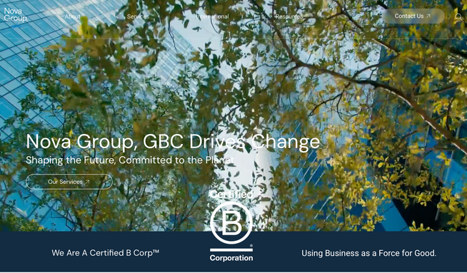 Nova Group GBC: Complete Corporate Website Redesign: Nova Group GBC: Complete Corporate Website Redesign
Illustrated Domain delivered a ground-up redesign of Nova Group GBC’s corporate website, transforming a static legacy build into a high-performance, data-driven platform. We reimagined the UX and visual hierarchy, wrote all of the site copy to articulate Nova’s ESG leadership and global impact, and engineered custom-coded, database-powered mega menus for seamless content navigation. The result is a scalable structure that organizes acquisitions, services, and people across multiple regions while maintaining a cohesive corporate identity.

A modular system for enterprise growth
We built the new Nova Group GBC website using dynamic data collections to power services, case studies, and leadership profiles—eliminating manual updates and improving consistency sitewide. Every page was optimized for clarity, SEO, and narrative flow, from detailed service descriptions to investor-facing copy. Combined with error remediation, metadata governance, and performance tuning, the new site positions Nova Group GBC as a forward-facing global brand ready to scale with future acquisitions and ESG initiatives.

Services Provided:
Complete Website Redesign • UX & Visual System Architecture • Copywriting for All Pages • Advanced Wix Studio Custom Code (Velo) • Dynamic Database Collections • Custom Mega Menu Development • Case Study & Services Architecture • SEO & Metadata Optimization • Global Navigation Design • Regional Expansion (Australia Integration) • Leadership & Contact Databases • Governance Documentation & Training