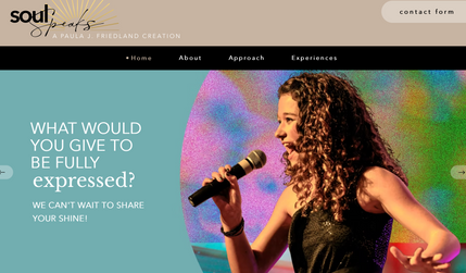 Soul Speaks — Coaching & Events Website: Illustrated Domain partnered with both the Britely Group and  Soul Speaks to launch a polished, conversion-ready site in Wix Studio—just in time for a major conference. The experience highlights Paula’s voice, clarifies offers, and makes it easy to explore workshops, trainings, salons, and speaking engagements. The result is a warm, professional brand presence with clear paths to inquire, join, or buy.

Behind the scenes, we implemented Wix Events with ticketing, policy consent at checkout, and a master Events page for simple upkeep. We optimized for mobile, accessibility, and speed; handled domain/DNS connection; and set up a scalable structure for future additions like sales pages, waitlists, and automations. 

Services Provided:
Strategy & UX • Full Wix Studio Design & Build • Content structuring & on-page SEO • Wix Events setup (checkout + policy consent) • Mobile optimization • Domain transfer & launch support • Email/contact flows • Post-launch training & revisions

Future-Ready / Technical Options:
Velo add-ons • Event schema markup • GA4 & Tag Manager • Waitlist forms & automations • Kajabi linkouts • Calendly scheduling • API-ready structure for deeper integrations
