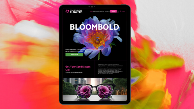 Consequential Flowers – A Bold Brand Reimagined: Consequential Flowers came to me with a powerful mission—helping women heal, grow, and bloom boldly—but their online presence didn’t match the impact of their message. Through a full rebrand, Collette Collabs transformed their vision into a vibrant, emotionally-driven identity, complete with a strategic logo, cohesive color palette, and a stunning Wix Studio website.