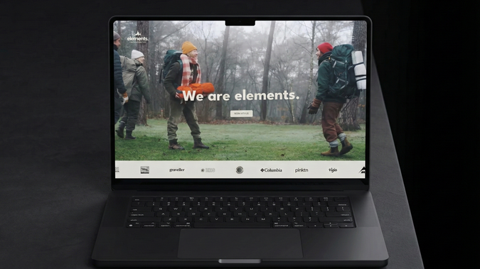 Elements Creative Productions: The website for Elements Creative Productions was designed to capture the brand’s adventurous spirit and connection with nature. Using cinematic visuals, earthy tones, and clean typography, the design creates a modern yet organic feel.
Each section highlights the agency’s services in videography, photography, content creation, and social media, supported by large imagery and minimal layouts that emphasize storytelling and creativity. The result is a visually engaging website that blends professionalism with the brand’s outdoor identity.