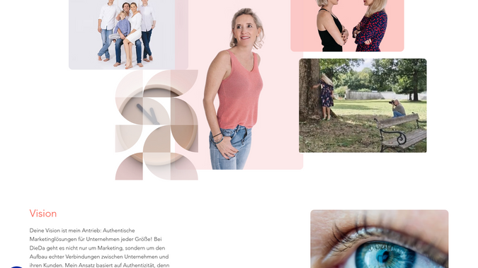 DieDa  - es geht um dich und dein Projekt!: Deine Vision ist mein Antrieb: Authentische Marketinglösungen für Unternehmen jeder Größe! Bei DieDa geht es nicht nur um Marketing, sondern um den Aufbau echter Verbindungen zwischen Unternehmen und ihren Kunden. Mein Ansatz basiert auf Authentizität, denn ich glaube daran, dass wahre Beziehungen auf Vertrauen und Echtheit aufbauen.