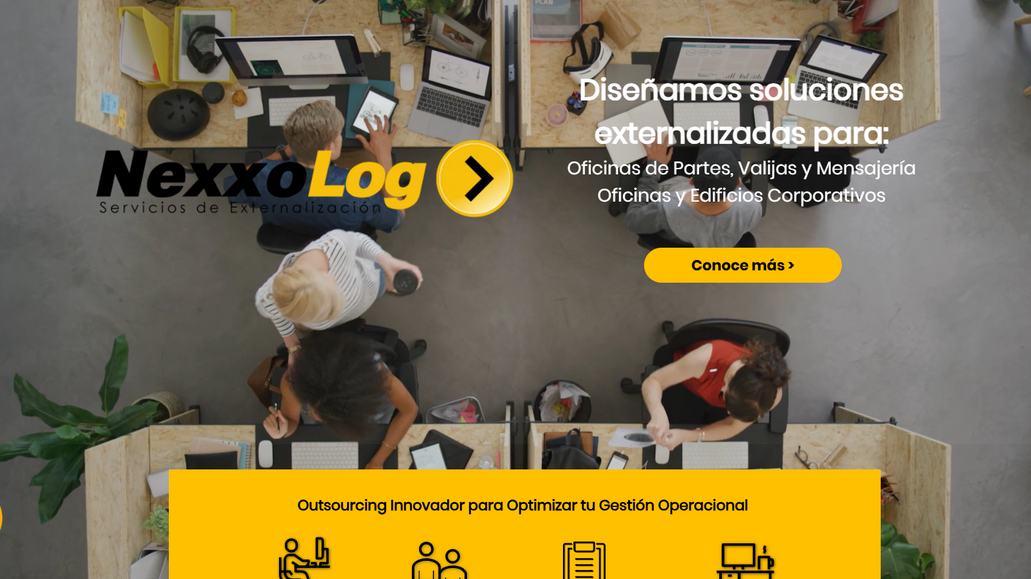 Nexxolog – Website para Gestión de Logística Corporativa: Contexto:
Nexxolog necesitaba un sitio web moderno que mostrara claramente sus servicios de gestión externa de oficinas, outsourcing y soluciones operacionales, reforzando su posicionamiento como empresa innovadora y confiable en el sector logístico.

Solución:
Desarrollamos un sitio web en Wix con diseño profesional y responsivo, estructurando la información para facilitar la navegación y comunicación de sus servicios. Incluimos secciones claras de servicios, contacto y casos de éxito, destacando su experiencia y confiabilidad.

Resultado:
El sitio web permite a Nexxolog proyectar profesionalismo, atraer clientes corporativos y comunicar sus soluciones logísticas de manera clara y efectiva, mejorando su presencia digital y reputación online.

🇬🇧 English

Nexxolog – Digital Platform for Corporate Logistics Management

Context:
Nexxolog needed a modern website that clearly showcased its external office management, outsourcing, and operational solutions, reinforcing its position as an innovative and reliable logistics company.

Solution:
We developed a Wix website with a professional, responsive design, structuring information to facilitate navigation and highlight services. Clear sections for services, contact, and success stories emphasize the company’s expertise and trustworthiness.

Result:
The website enables Nexxolog to project professionalism, attract corporate clients, and communicate its logistics solutions effectively, strengthening its digital presence and online reputation.