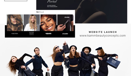 Kamm Beauty Concepts: Wholese webstore behind a wall (only for salons)