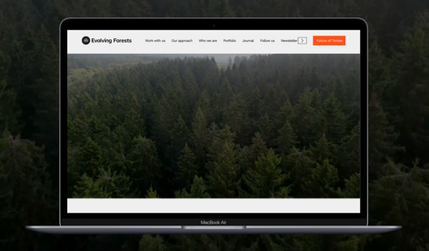 Evolving Forests: Southstik Studio were drafted in by Evolving Forests to assist in a site migration from Wordpress to Wix Studio. This involved a complete like-for-like rebuild of their entire site adding new scroll functionality and responsiveness across all devices and viewports.  