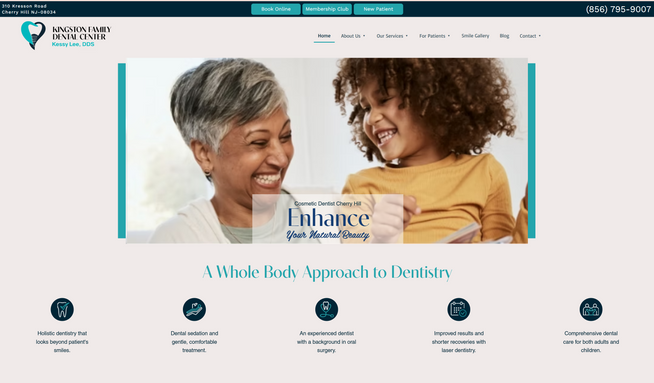 Cosmetic Dentistry: Very large site migration to WiX from custom html.