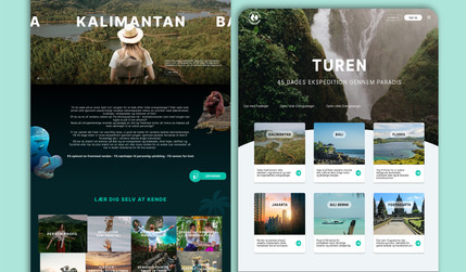 Expeditions.dk: A stunning design made for a Danish adventure travel agency.
We made a unique UI/UX design and implemented all the coolest features from Wix apps.
Wix events, Wix webshop and coded dynamic pages to show the huge amount of content created to explain the cool and fantastic concept of Expeditions.dk.