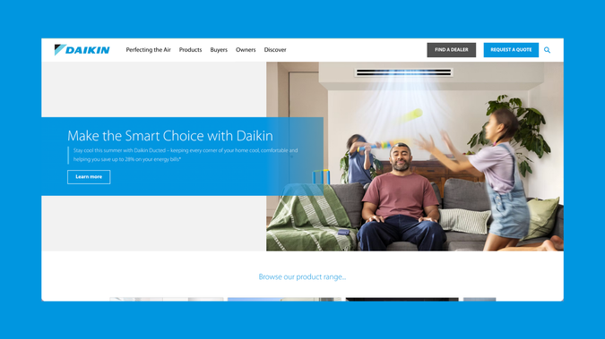 Daikin Australia: Wix Enterprise project migration to Wix Studio.
Custom solutions for a mega-menu and dynamic content.
