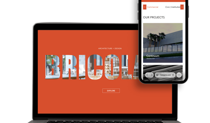 Bricolage, Inc: Web Design for Interior Design + Architecture company in Santa Monica, California 