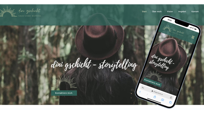 Dini Gschicht: Konzept, Planung
Design
SEO und technische Aspekte