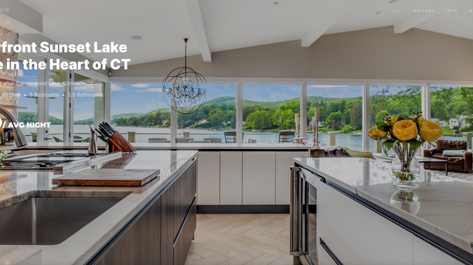 Sunset Lake House: AirBnB