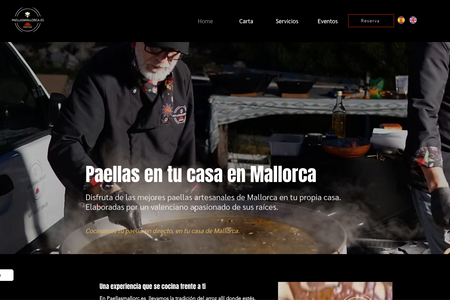 paellasmallorca.es: Paellas en tu casa en Mallorca
Disfruta de las mejores paellas artesanales de Mallorca en tu propia casa. Elaboradas por un valenciano apasionado de sus raíces.
Cocinamos tu paella en directo, en tu casa de Mallorca.