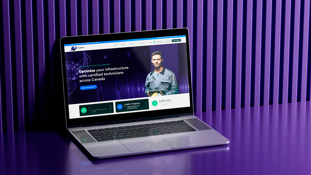 Networkit: 
1. >> DESAFÍO IDENTIFICADO
------------------------------------------------------------
• Crear un ecosistema web sólido para una empresa tecnológica 
  con operaciones en Canadá (Quebec, Montreal, Vancouver).
• Integrar comunicación trilingüe (ES / EN / FR) sin perder
  coherencia visual ni claridad técnica.
• Unificar servicios diversos (cableado estructurado, redes,
  servidores, soporte 24/7) bajo una arquitectura escalable.
• Optimizar el posicionamiento SEO local para búsquedas como:
  “cableado estructurado en Quebec” y “structured cabling Montreal”.
• Profesionalizar la identidad digital para fortalecer confianza 
  ante VPs de IT, IT Managers e infraestructura crítica.

2. >> ARQUITECTURA DEL ECOSISTEMA
------------------------------------------------------------
• Sitemap estratégico basado en intención de búsqueda:
  /inicio, /servicios, /industrias, /portafolio, /testimonios,
  /blog, /contacto.
• Estructura trilingüe con hreflang para SEO internacional.
• Jerarquía UX clara: Home > Servicios > Conversiones.
• Modularidad total: cada sección puede escalar sin afectar 
  la experiencia general.
• Lógica de navegación basada en accesibilidad y velocidad.

3. >> DISEÑO + EXPERIENCIA DE USUARIO (UX/UI)
------------------------------------------------------------
• Interfaz limpia, corporativa y enfocada en confiabilidad.
• Uso de colorimetría técnica (azules profundos, acentos en 
  naranja) para reforzar seguridad y precisión.
• Tipografía profesional con alto contraste para accesibilidad.
• Secciones diseñadas para lectura rápida por perfiles técnicos.
• Estructura mobile-first: navegación optimizada en dispositivos
  usados por equipos de campo y técnicos de infraestructura.
• CTAs estratégicos distribuidos en zonas clave de decisión.

4. >> COMPONENTES ENTREGADOS
------------------------------------------------------------
• Página principal orientada a conversiones y soporte técnico.
• Sección de servicios detallada con enfoque funcional.
• Portafolio con 5 proyectos reales adaptados al sector IT.
• Módulo de testimonios con narrativa de confianza.
• Blog optimizado para posicionar contenido técnico y de soporte.
• Footer completo con sedes, horarios y datos de contacto.
• Implementación de selector de idioma integrado al flujo UX.
• Formularios avanzados de contacto y solicitud de diagnóstico.

5. >> IMPLEMENTACIÓN TÉCNICA
------------------------------------------------------------
• Plataforma: Wix Studio con desarrollo de arquitectura avanzada.
• Integraciones: GA4, Meta Pixel, analítica de comportamiento,
  formularios inteligentes y automatizaciones de respuesta.
• SEO:  
  – Meta títulos y descripciones en 3 idiomas.  
  – URLs amigables y estructura optimizada para indexación.  
  – Implementación técnica de SEO local (Montreal / Quebec).  
  – Schema básico para servicios.  
• Optimización de rendimiento:  
  – Lazy loading en assets.  
  – Compresión y formato WebP.  
  – Limpieza de scripts no esenciales.

6. >> COPYWRITING + IDENTIDAD VERBAL
------------------------------------------------------------
• Tonos definidos: profesional, técnico y confiable.
• Redacción orientada a decisores IT con enfoque en claridad.
• Adaptación trilingüe cuidando equivalencias culturales en 
  Canadá (ES / EN / FR).
• Mensajes clave centrados en:  
  – Confiabilidad  
  – Certificación  
  – Cobertura nacional  
  – Tiempo de respuesta  
• Estructura textual diseñada para SEO + persuasión técnica.

7. >> RESULTADO DEL PROYECTO Y BENEFICIOS ESTRATÉGICOS
------------------------------------------------------------
• Sitio completamente renovado, escalable y preparado para
  campañas digitales y captación de leads.
• Identidad digital fortalecida, capaz de competir en mercados 
  B2B de alto nivel tecnológico.
• SEO técnico optimizado para posicionamiento local en Montreal 
  y Quebec para “cableado estructurado”.
• Flujo de usuario orientado a solicitudes de diagnóstico y 
  contacto técnico rápido.
• Ecosistema listo para futuras integraciones comerciales y 
  automatización avanzada.

8. >> SKILLS APLICADAS POR OKAEON STUDIO
------------------------------------------------------------
• Arquitectura UX/UI de nivel profesional.
• SEO técnico y estratégico multilingüe.
• Desarrollo web modular en Wix Studio.
• Estructuración de contenido técnico.
• Copywriting especializado en infraestructura IT.
• Implementación de analítica y medición de datos.
• Diseño visual corporativo alineado a estándares tecnológicos.
• Gestión integral del proyecto hasta entrega final.

============================================================
        Proyecto finalizado con éxito por OKAEON Studio.
   Un ecosistema web estratégico, funcional y preparado para
        la escalabilidad operativa de NetworkIT TECH.
============================================================
