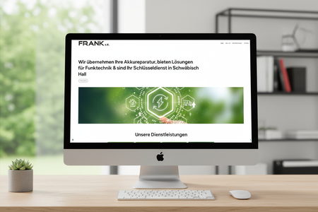 Frank e.K.: Für Frank E.K., Spezialist im Bereich Industrieakkus und Energiesysteme, entwickelte EVER Marketing die neue Website industrie-akku.com.
Ziel war es, die umfangreiche Produktpalette übersichtlich darzustellen und gleichzeitig die hohe technische Expertise des Unternehmens digital sichtbar zu machen.


Unsere Leistungen umfassten Konzeption, modernes Webdesign, klare Nutzerführung und suchmaschinenoptimierte Inhalte, damit Kunden schnell die passenden Lösungen finden.

Das Ergebnis: Eine professionelle Plattform, die Kompetenz, Vertrauen und Innovationskraft transportiert und das Unternehmen nachhaltig im digitalen Raum positioniert.