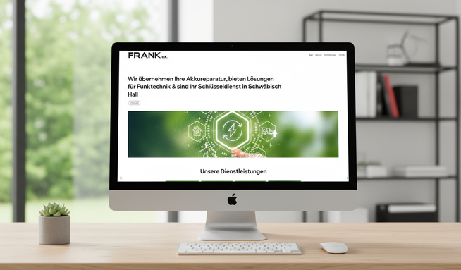 Frank e.K.: Für Frank E.K., Spezialist im Bereich Industrieakkus und Energiesysteme, entwickelte EVER Marketing die neue Website industrie-akku.com.
Ziel war es, die umfangreiche Produktpalette übersichtlich darzustellen und gleichzeitig die hohe technische Expertise des Unternehmens digital sichtbar zu machen.


Unsere Leistungen umfassten Konzeption, modernes Webdesign, klare Nutzerführung und suchmaschinenoptimierte Inhalte, damit Kunden schnell die passenden Lösungen finden.

Das Ergebnis: Eine professionelle Plattform, die Kompetenz, Vertrauen und Innovationskraft transportiert und das Unternehmen nachhaltig im digitalen Raum positioniert.
