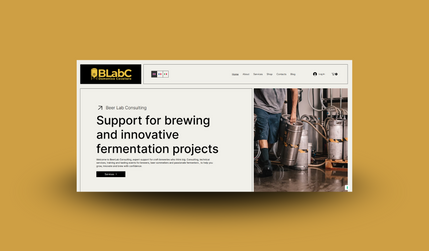 Beer Lab Consulting: BeerLab Consulting, supporto specialistico per birrifici artigianali. Sito web multilingua