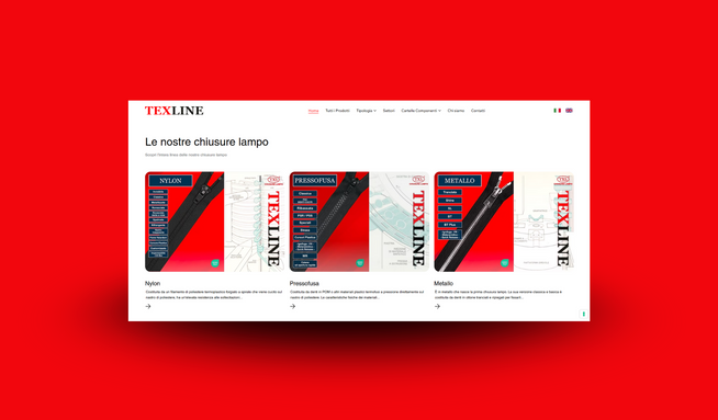 Texline: Azienda di progettazione Chiusure lampo operante in tutto il mondo