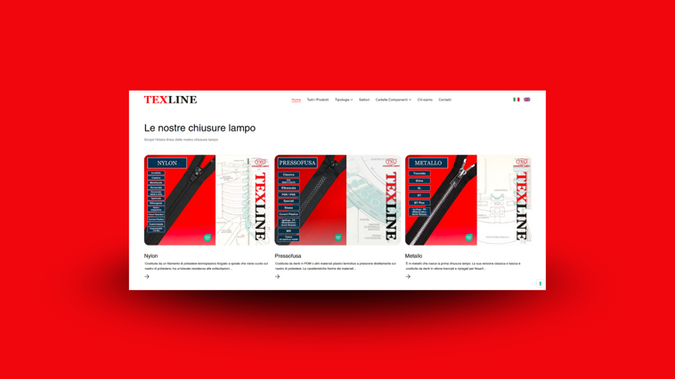 Texline: Azienda di progettazione Chiusure lampo operante in tutto il mondo