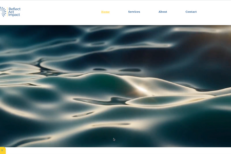 Reflect Act Impact: Website redesign with improved SEO settings and mobile optimization.